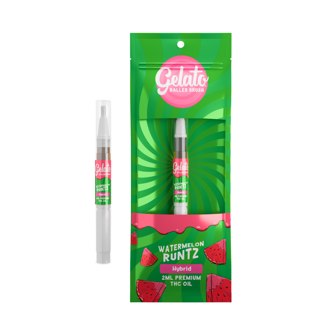 Photograph of product: Gelato - 2g Baller Brush - Watermelon Runtz