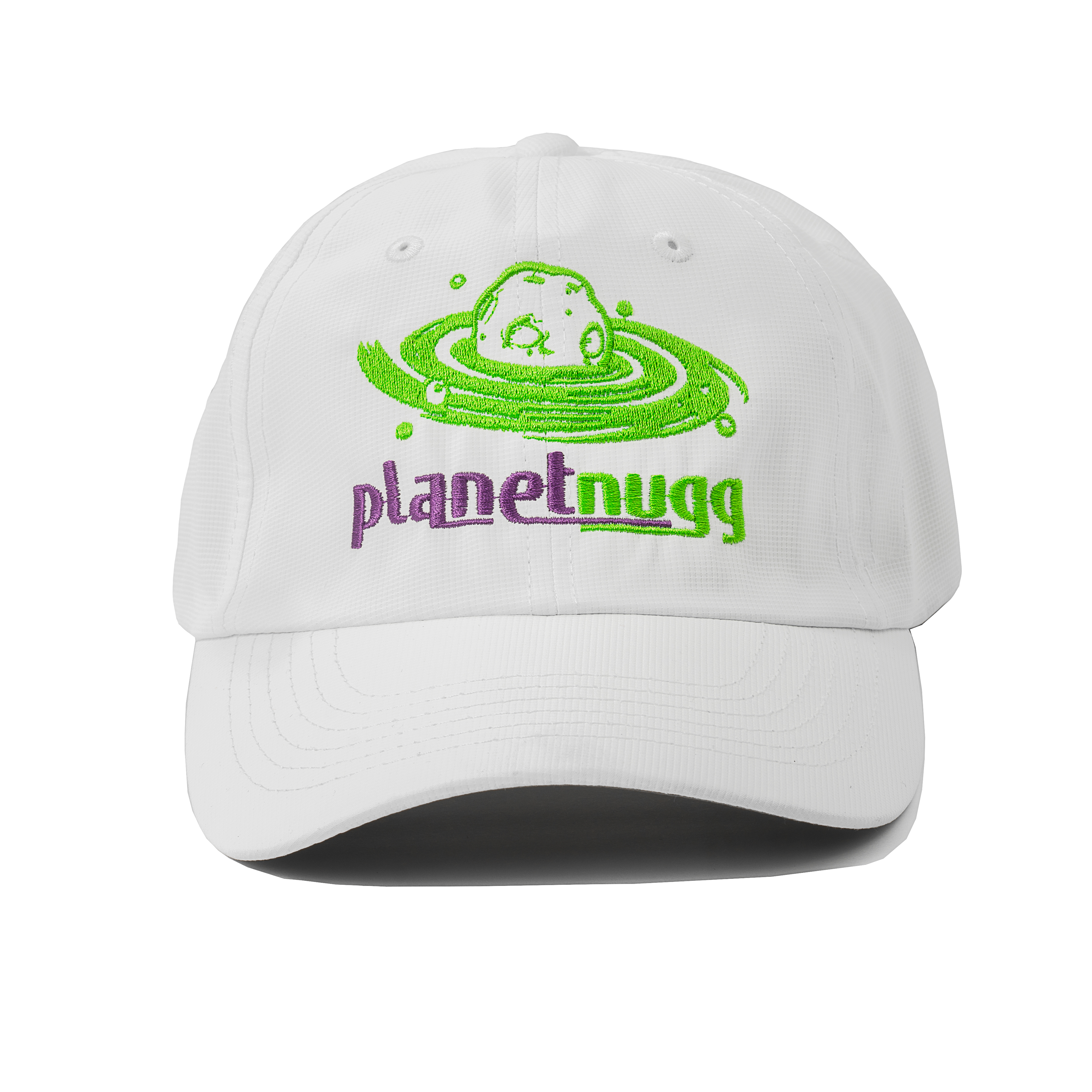 Photograph of product: Planet Nugg Baseball Hat - White