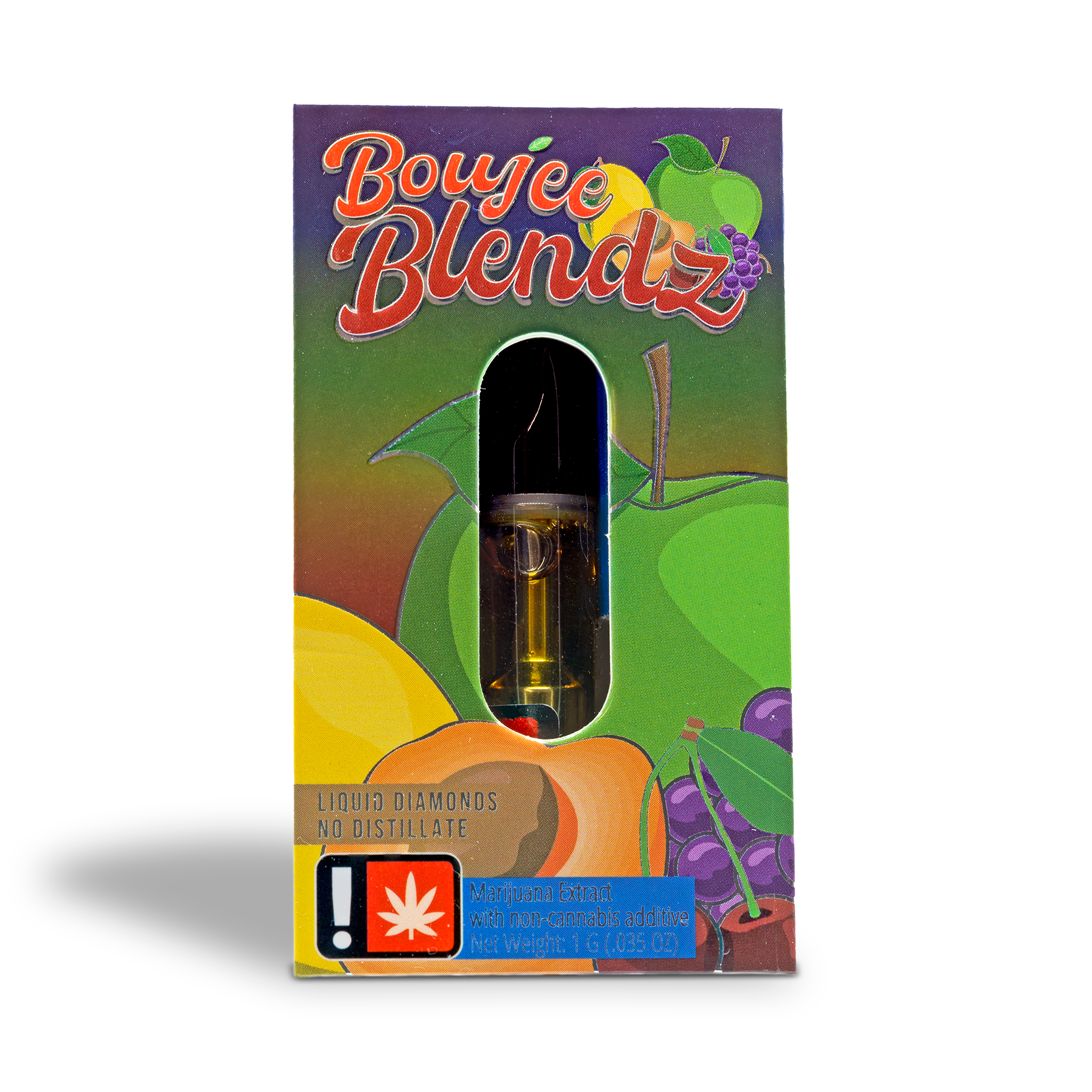 Photograph of product: Boujee Blendz - Tutti Frutti Flavored Liquid Diamond Cart