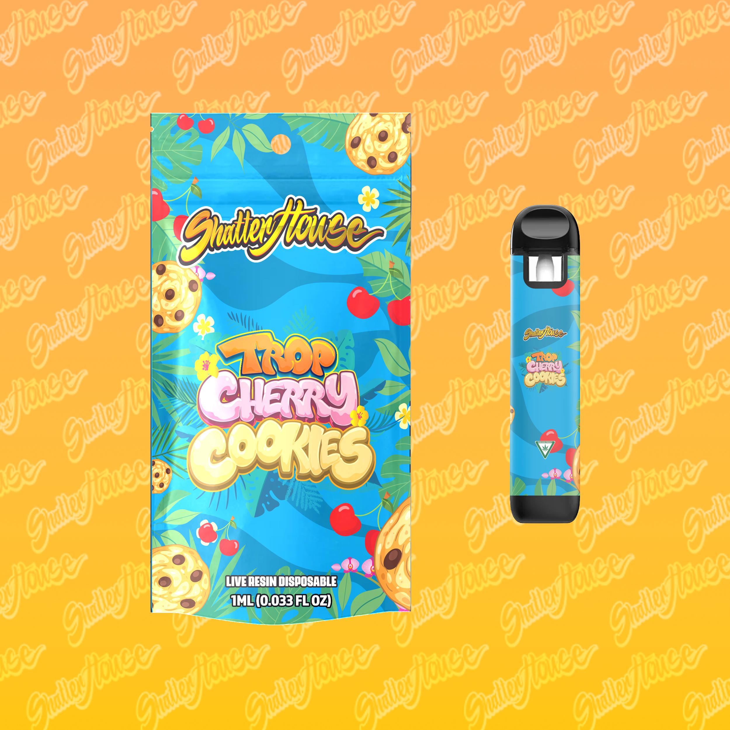 Photograph of product: Shatter House - 1g Live Resin Disposable - Tropicana Cherry Cookie