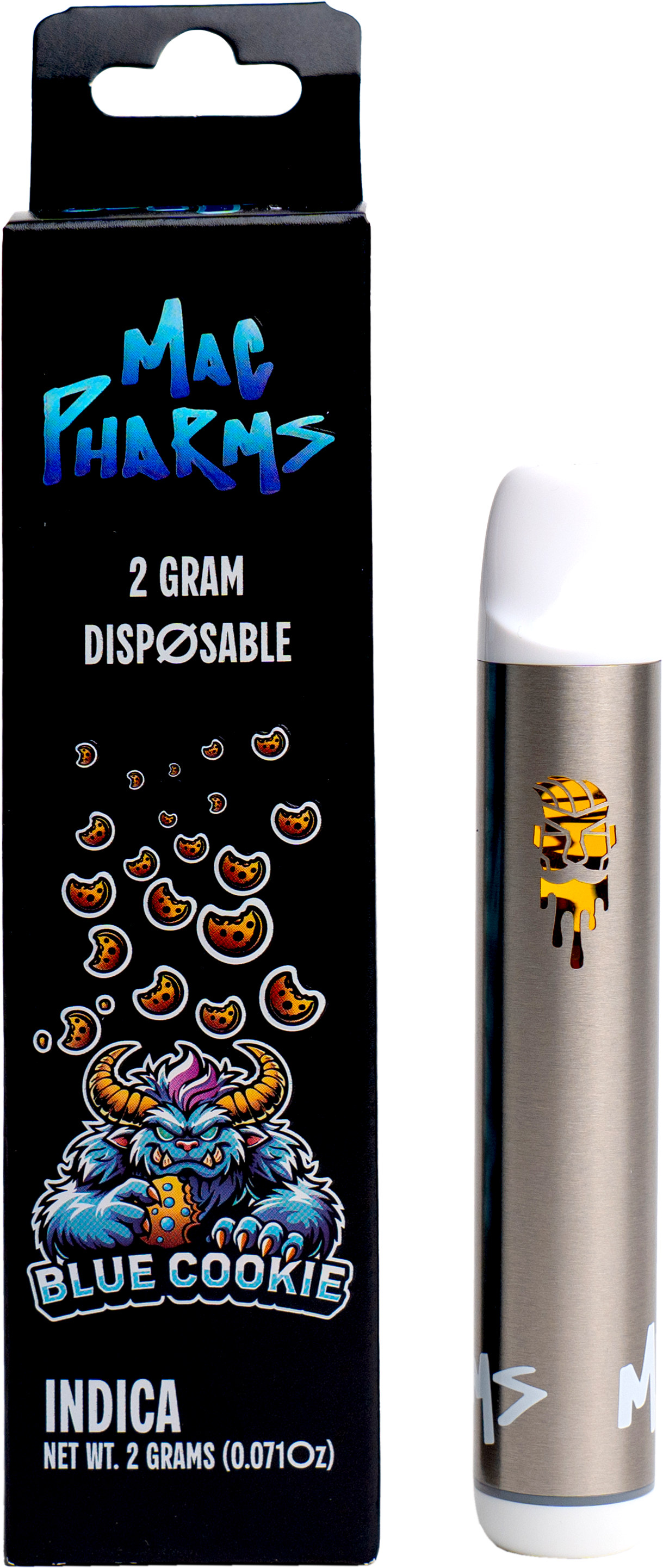 Photograph of product: Mac Pharms | Blue Cookies Disposable Vape