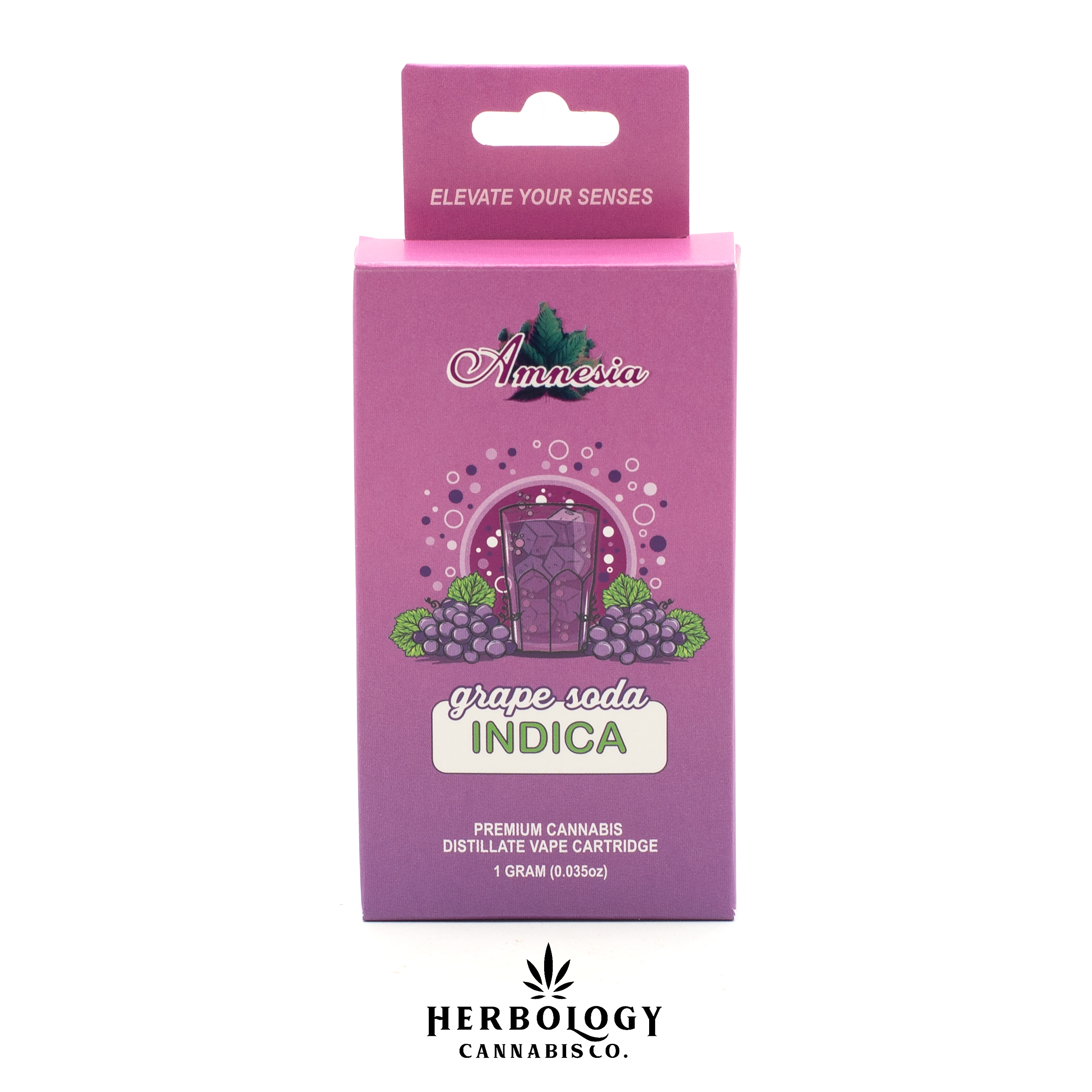Photograph of product: Amnesia | Distillate 510 Cart | Grape Soda | 1g
