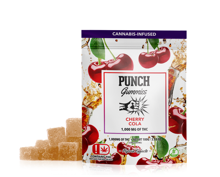 Photograph of product: Cherry Cola - Punch Extracts Gummies