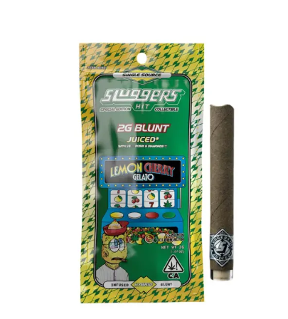 Photograph of product: Sluggers Lemon Cherry Gelato 2g Infused Blunt