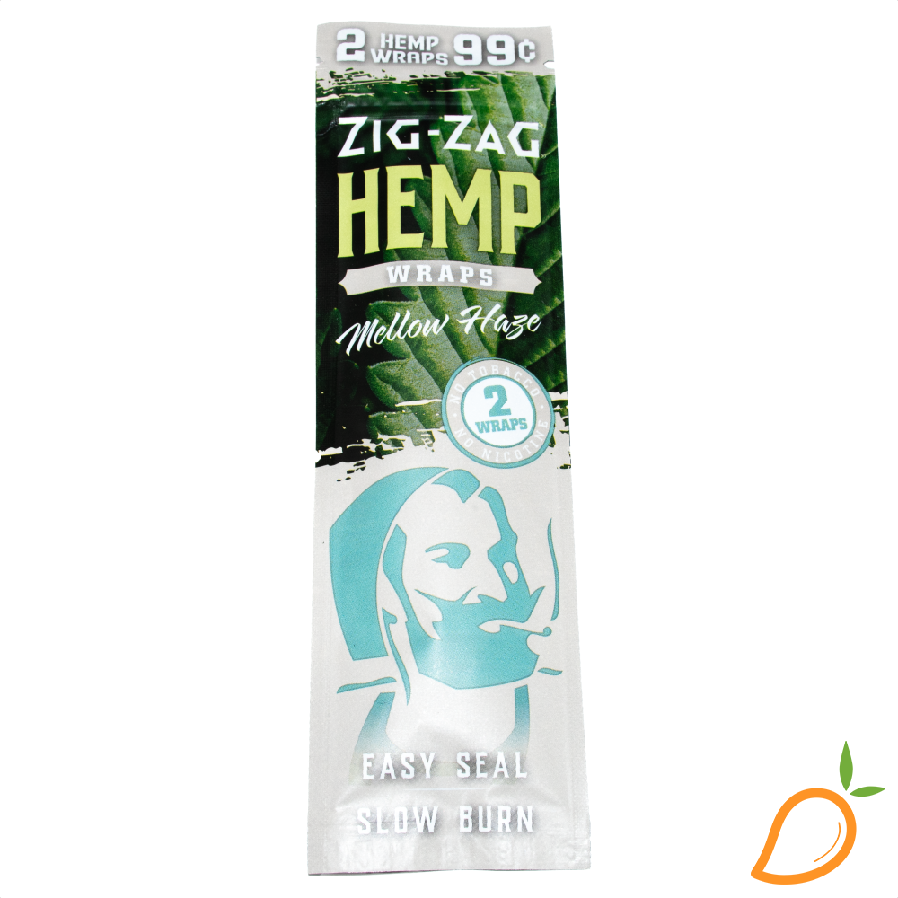 Photograph of product: 2pk Natural Hemp Wraps Zig Zag