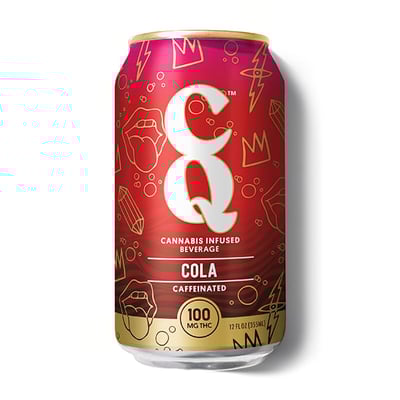 Photograph of product: CQ - Infused Beverage - Cola 12oz (100mg)