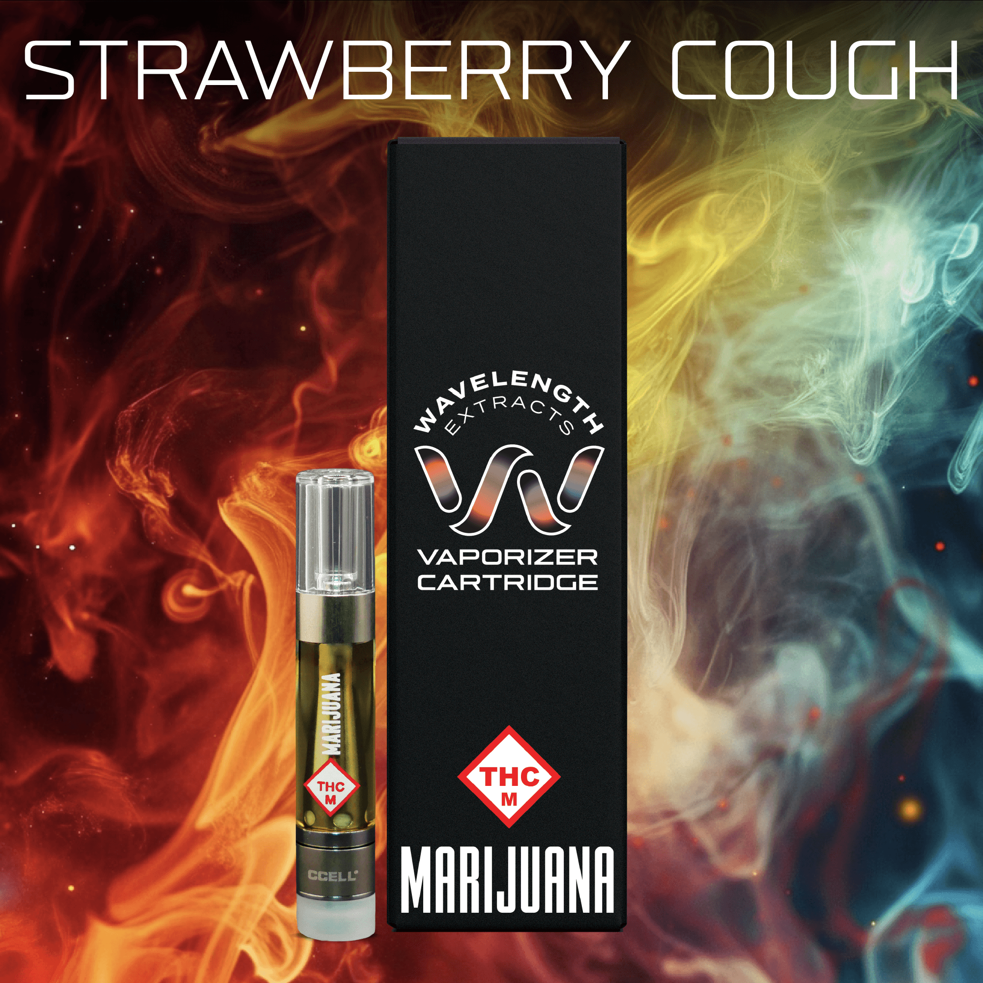 Photograph of product: Wavelength | Strawberry Cough Cartridge