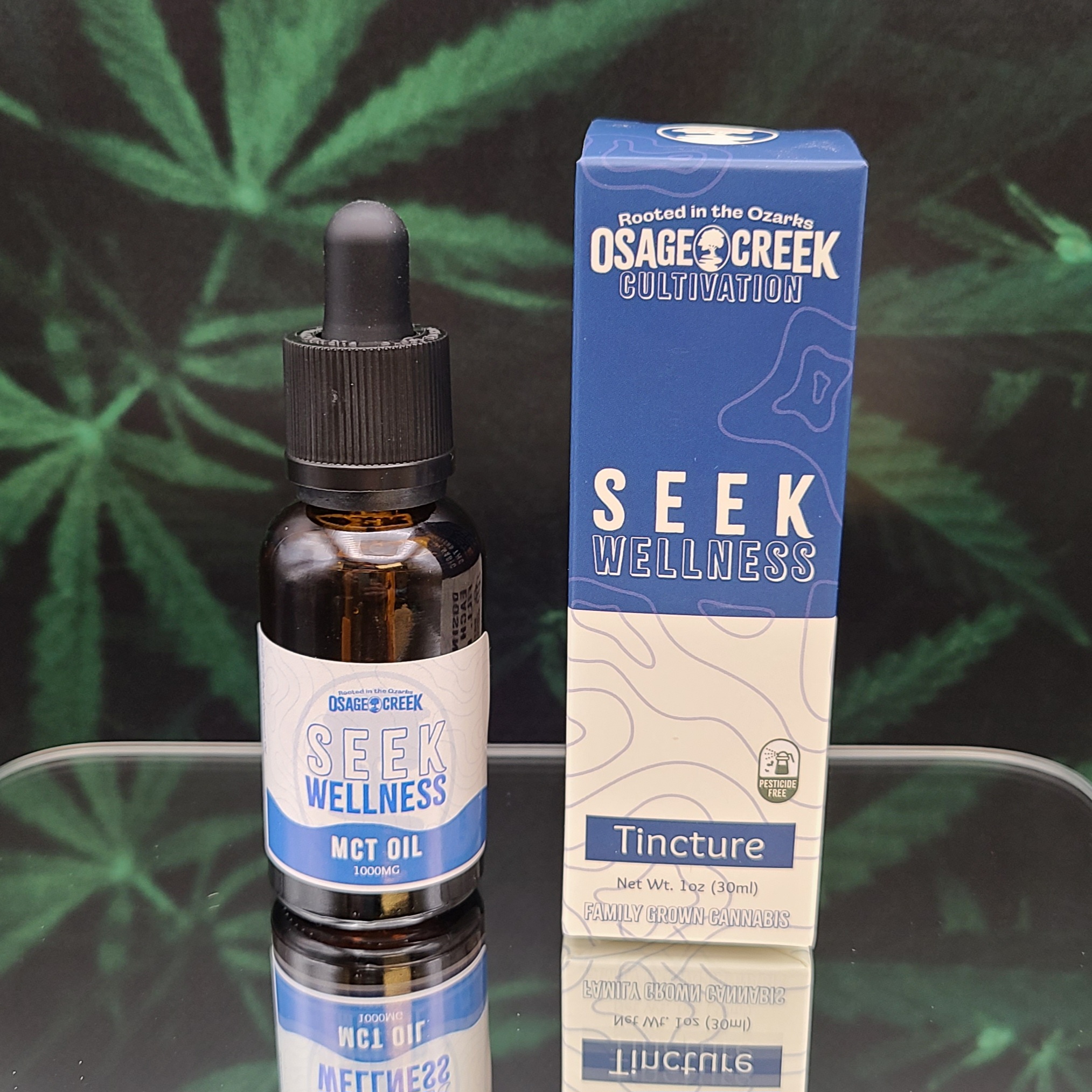 Photograph of product: Osage Creek Cultivation Seek Wellness - Infused MCT OIL