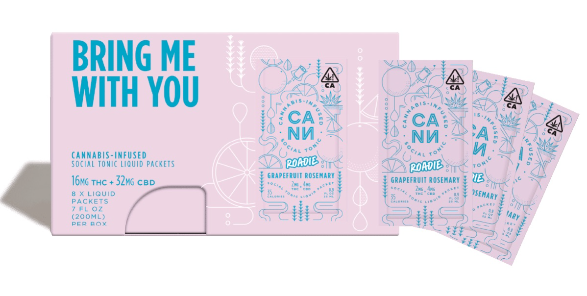 Photograph of product: GRAPEFRUIT ROSEMARY ROADIES 8 PACK