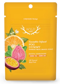 Photograph of product: Gummy | POG | 1:1 TH-oui:CBG | 100mg
