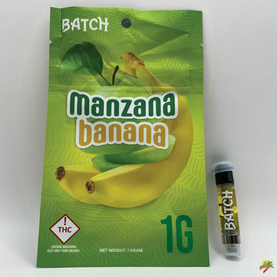 Photograph of product: Batch Cartridge 1g - Manzana Banana