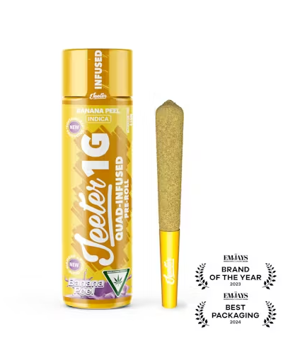Photograph of product: 1g | Banana Peel | Infused Pre-Roll