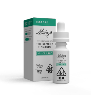 Photograph of product: Remedy Restore 0.45oz cbd:16mg Thc)   516 Mg