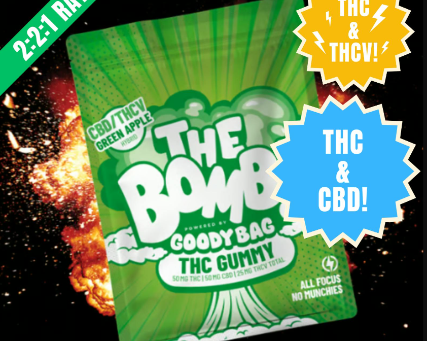 Photograph of product: Green Apple 2:2:1 TH-oui:CBD:TH-ouiV | 50mg 1pc