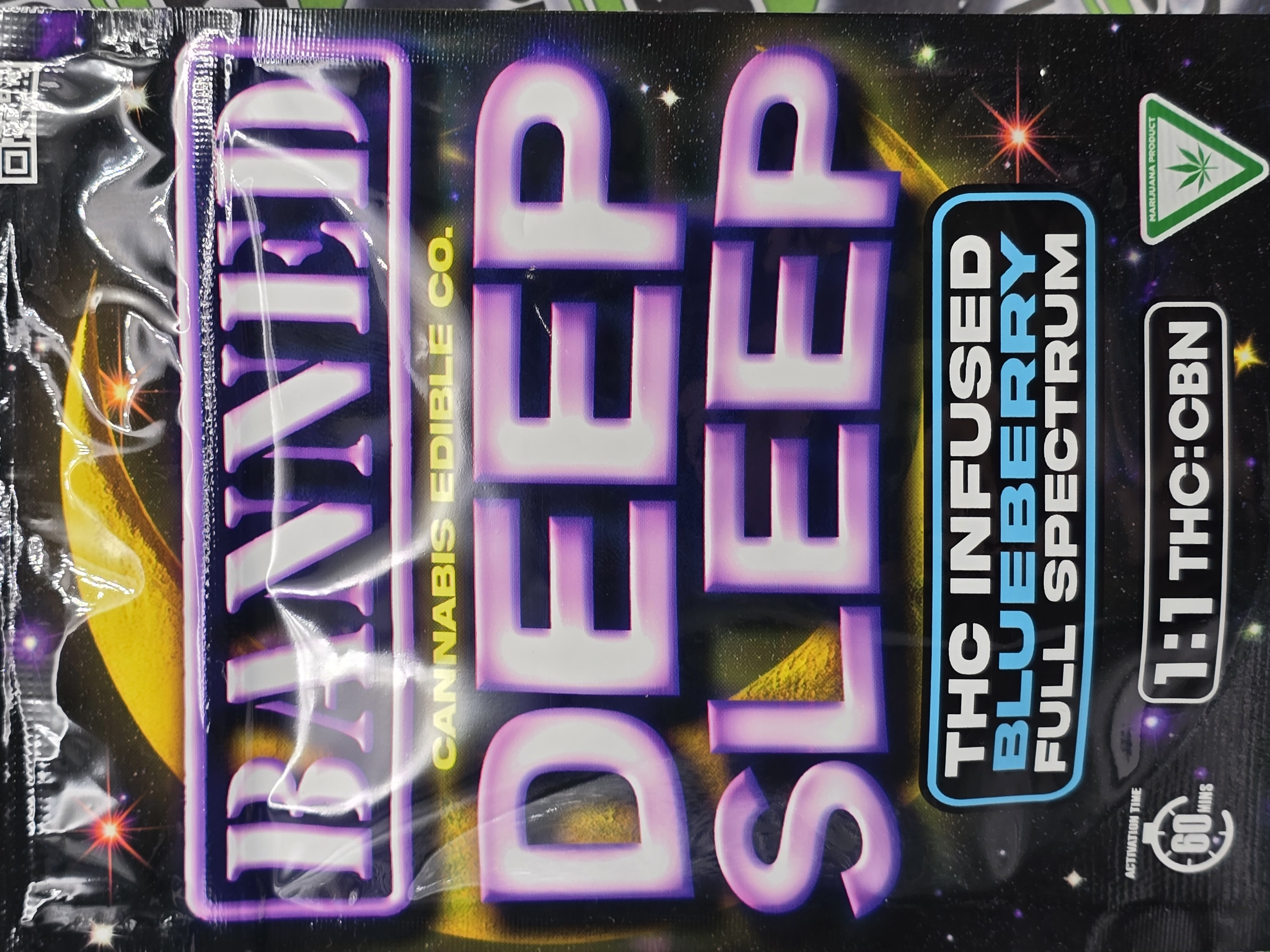 Photograph of product: Banned | Blueberry Deep Sleep | 200mg ( 4 x 50 mg)