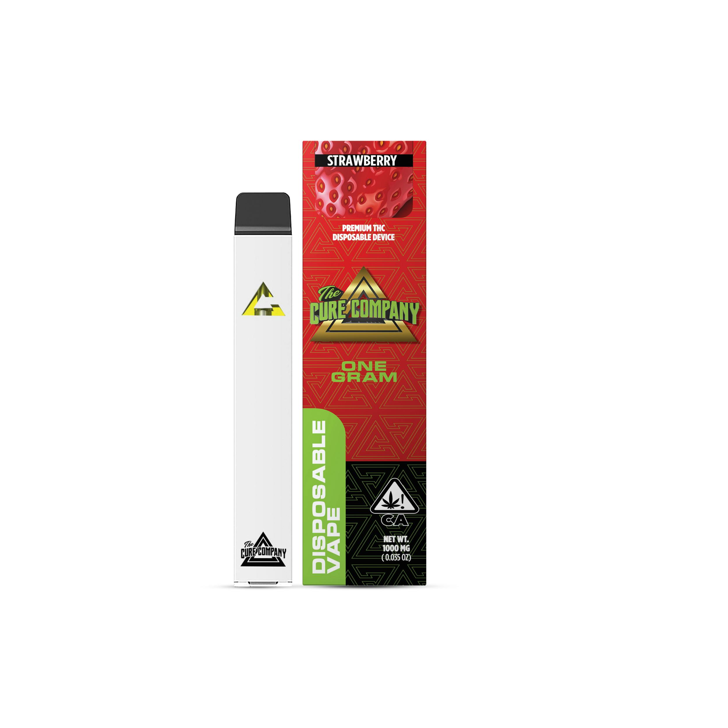 Photograph of product: Strawberry - 1g Vape Disposable