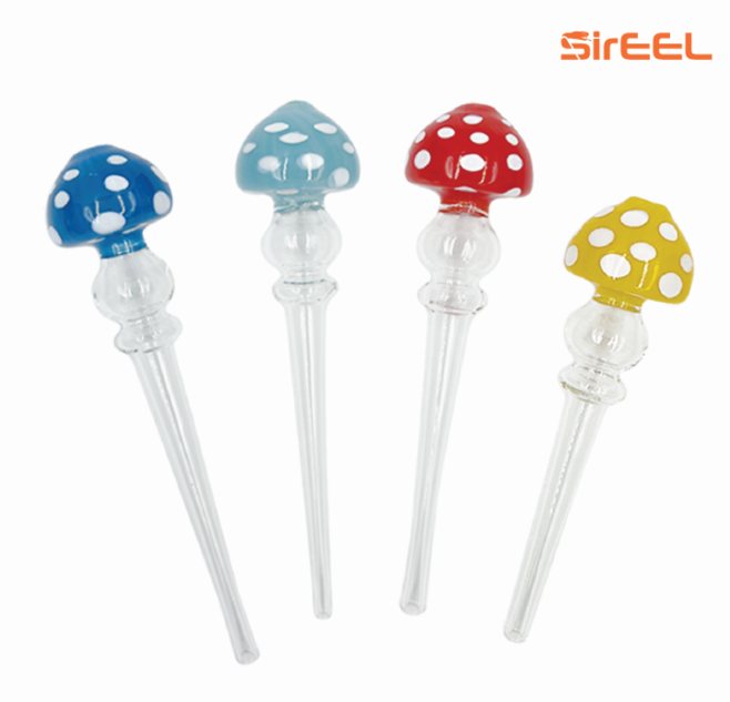 Photograph of product: 7" Mushroom Dab Straw