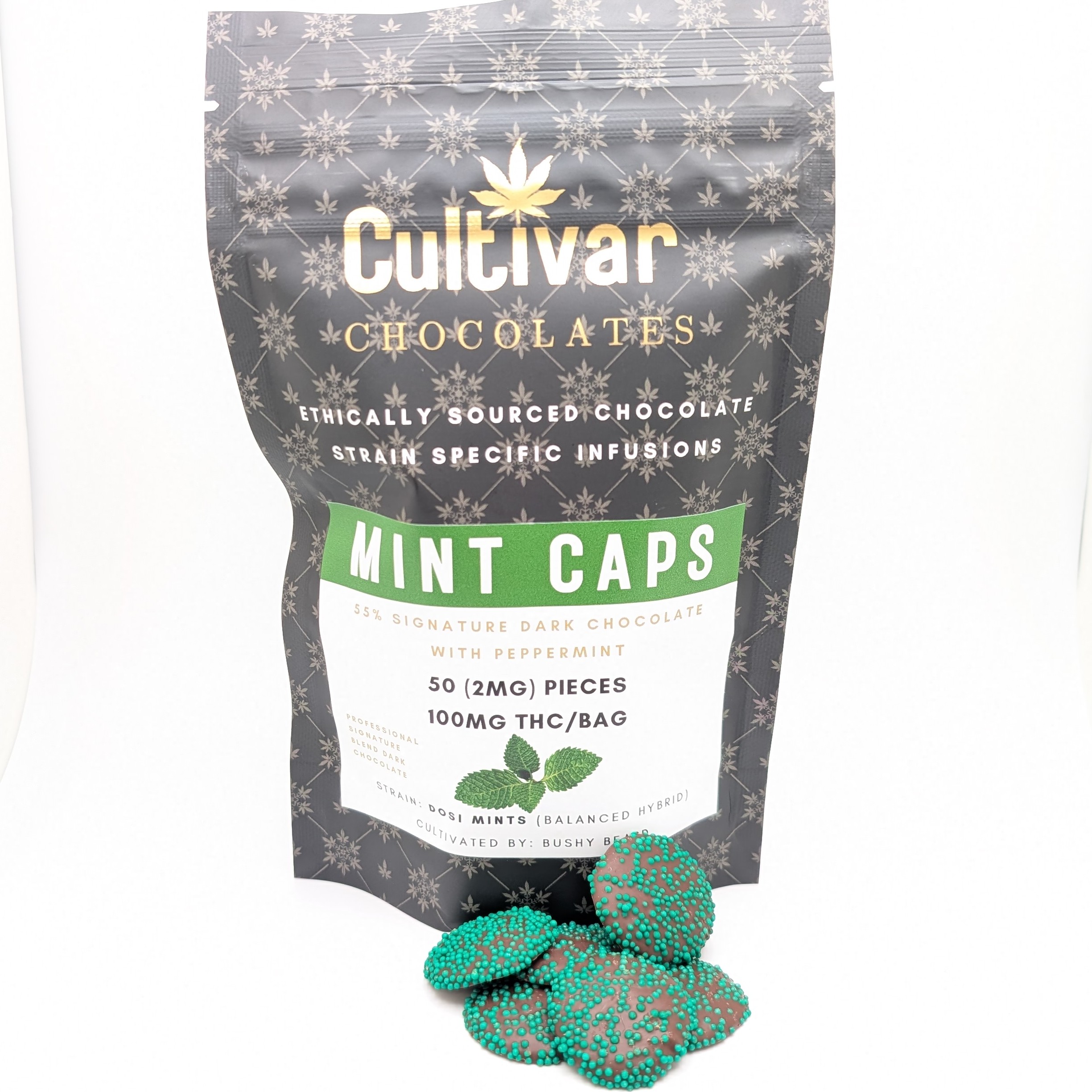 Photograph of product: Mint Caps 2mg 100mg