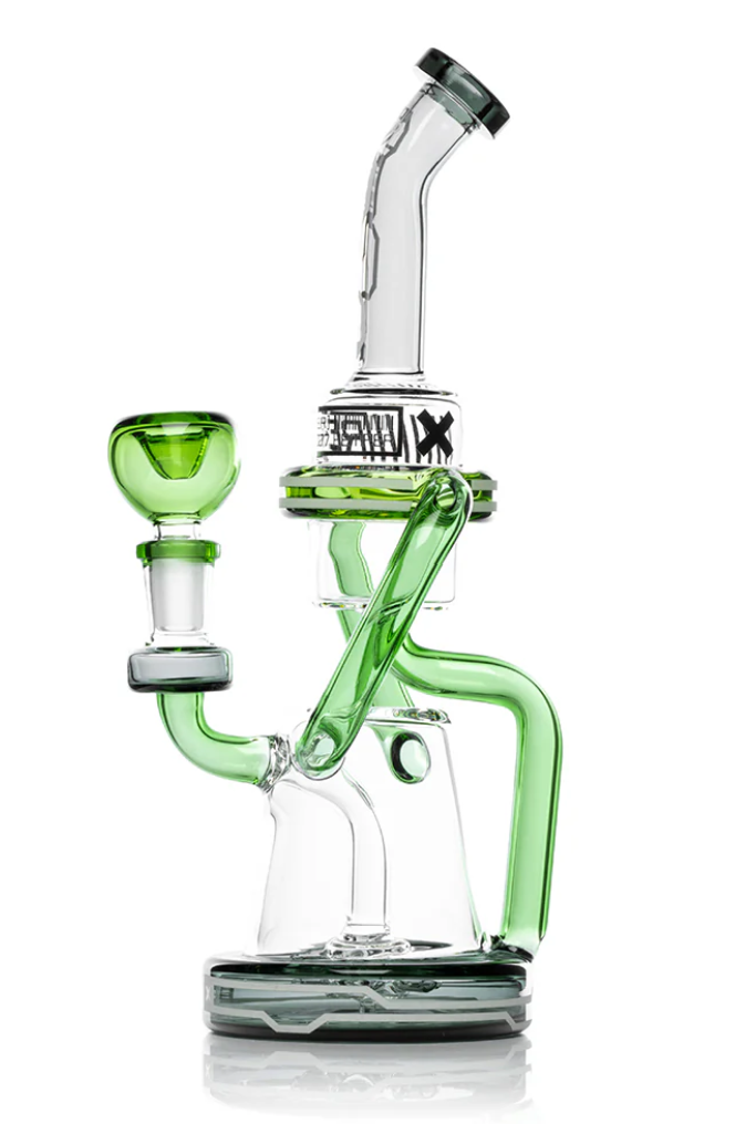 Photograph of product: Hemper | Cyberpunk Bong XL - Green | 12"
