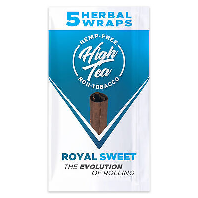 Photograph of product: High Tea | Royal Sweet 5 Pack Tobacco Free | Wraps
