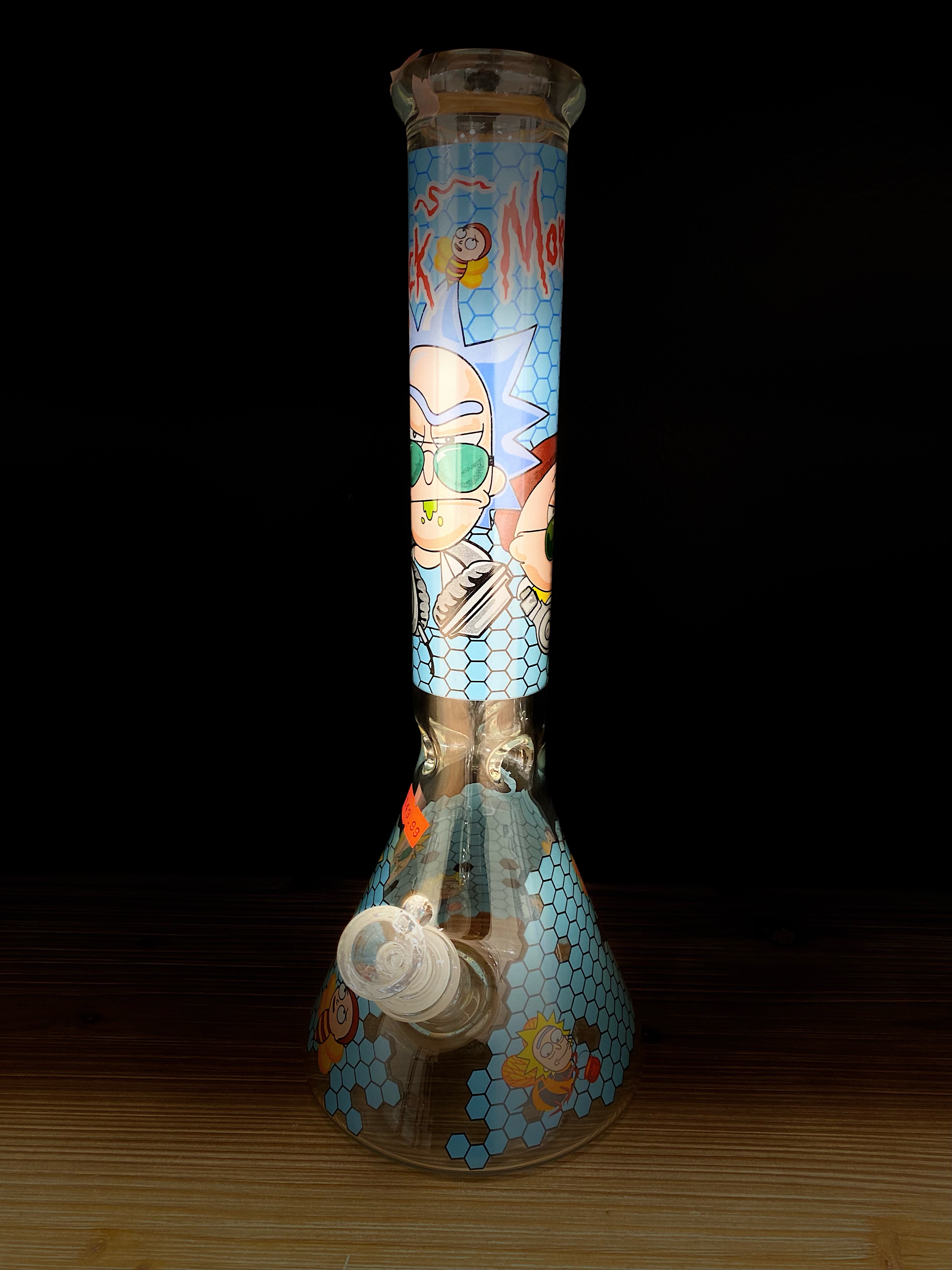Photograph of product: Rick & Morty Bong | 14mm 13.5" Beaker