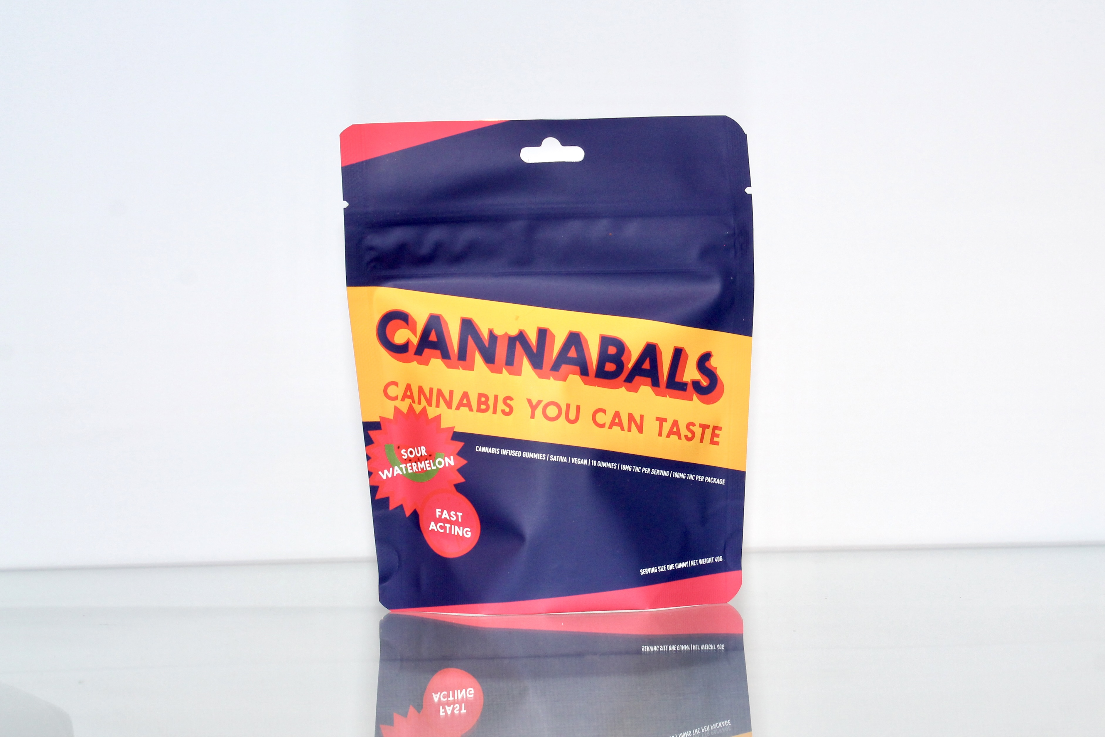 Photograph of product: Cannabals - Sour Watermelon - 10mg 10pk