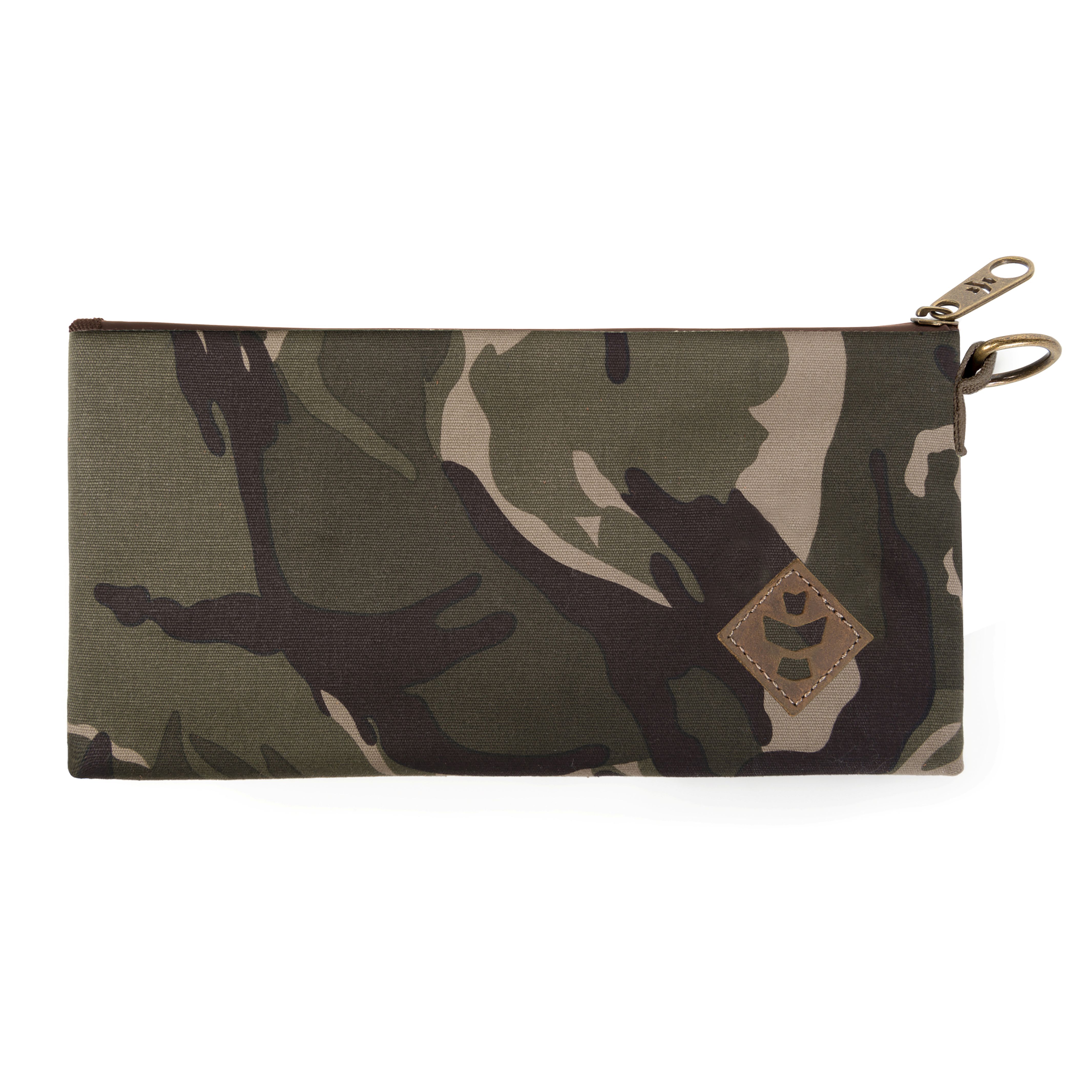 Photograph of product: Broker | Zippered Stash Bag | Canvas & Leather