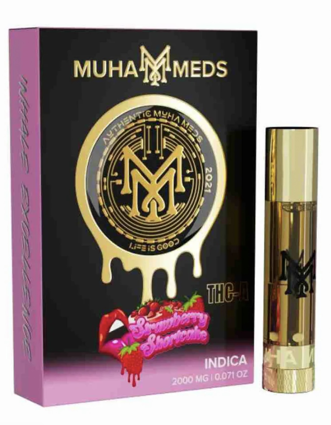 Photograph of product: AU Muha: Strawberry Shortcake 2G Cart