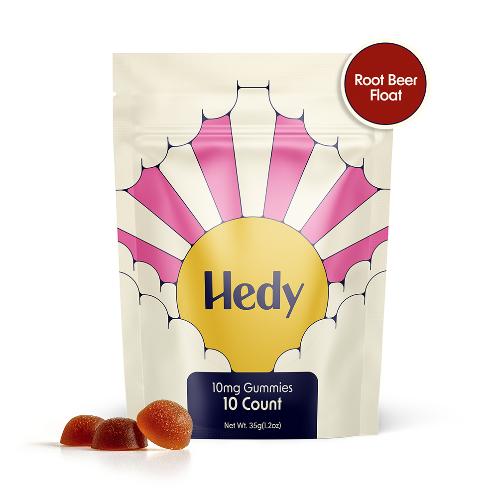 Photograph of product: Hedy | Root Beer Float | Soft Lozenge | 10pk/100mg