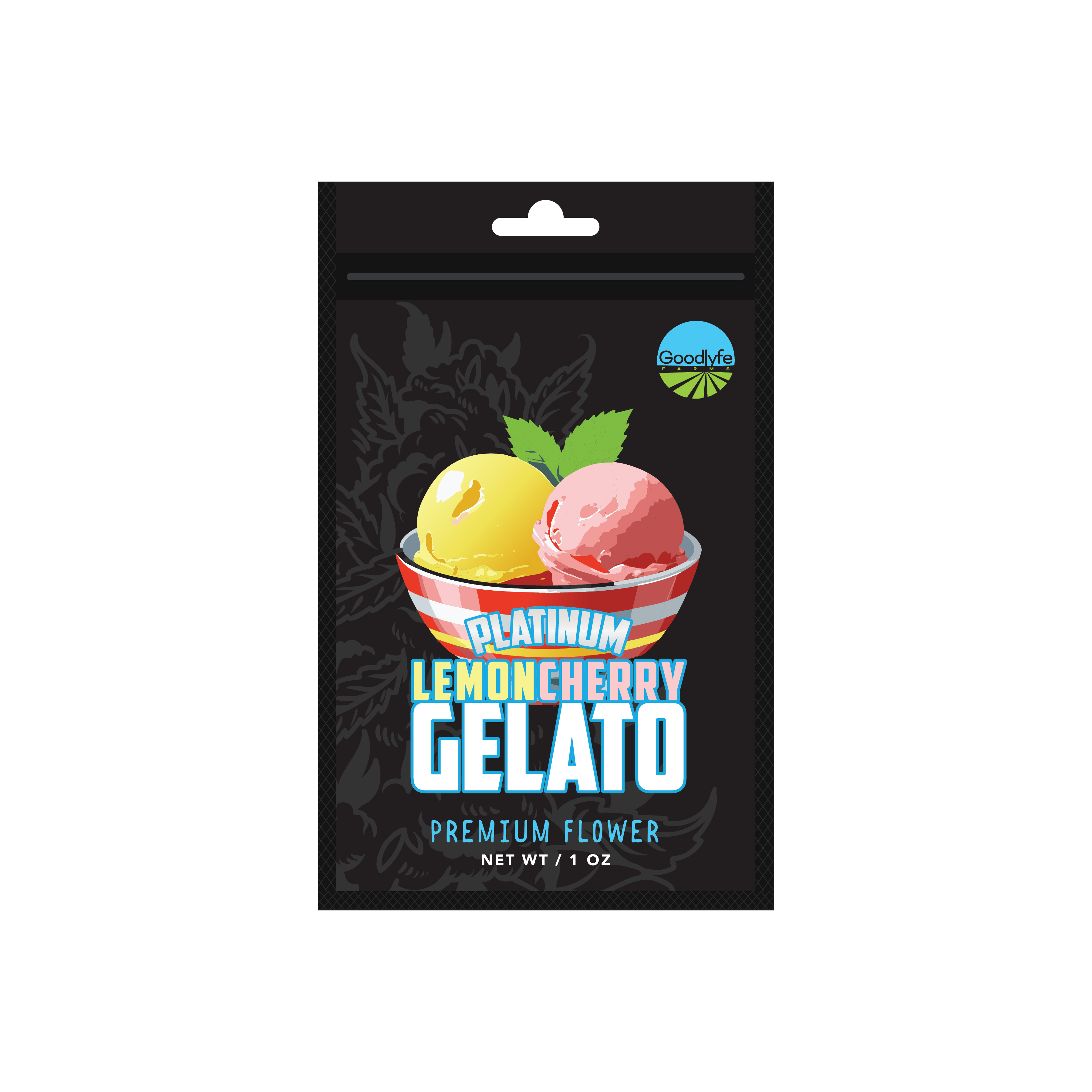 Photograph of product: Goodlyfe - 28g Prepack - Platinum Lemon Cherry Gelato