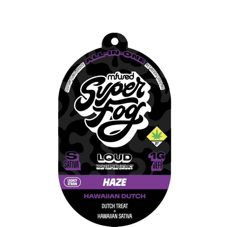 Photograph of product: Super Fog Loud Jef Hawaiian Dutch Disposable VAPE