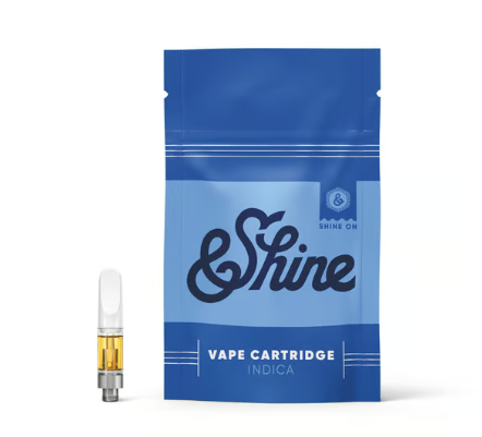 Photograph of product: &SHINE GRANDDADDY PURPLE CARTRIDGE .5g
