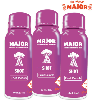 Photograph of product: Major | Infused Fruit Drink |  mojo rita | Fast Acting Shot | 60ml-100mg TH-oui