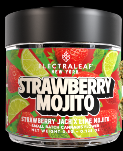 Photograph of product: ElectraLeaf | Strawberry Mojito | 3.5g Jar