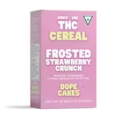 Photograph of Product: Dope Cakes - Strawberry Crunch THC Cereal