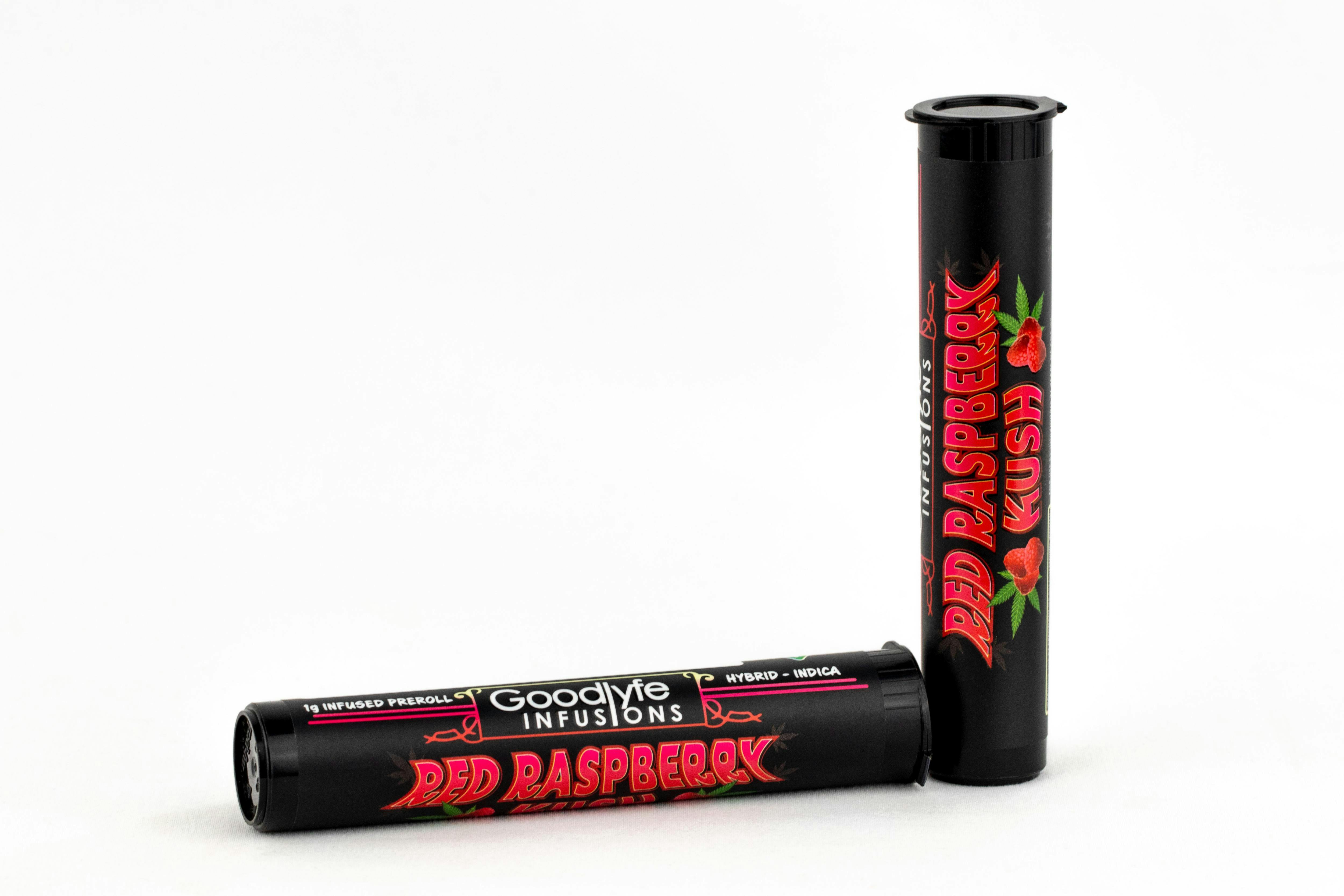 Photograph of product: GoodLyfe Infusions - Red Raspberry Kush - Infused Pre-Roll
