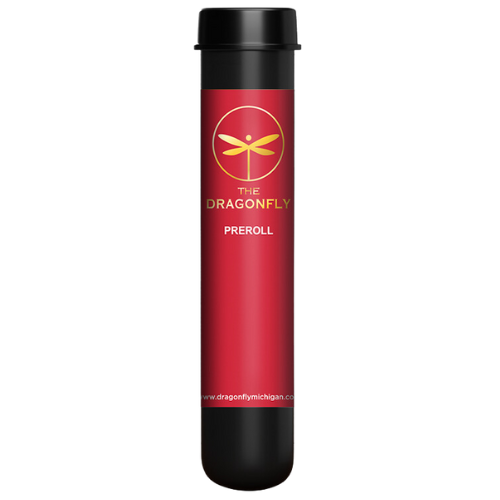 Photograph of product: Dragonfly Apples and Bananas Pre-Roll 1g