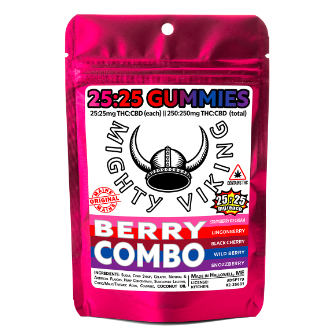 Photograph of product: Berry Combo 25:25 TH-oui:CBD Gummies