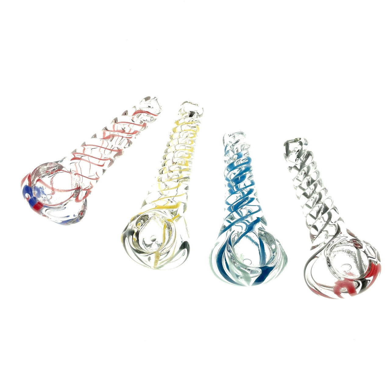 Photograph of product: Ribbon Twisted Spoon Hand Pipe 2.5"