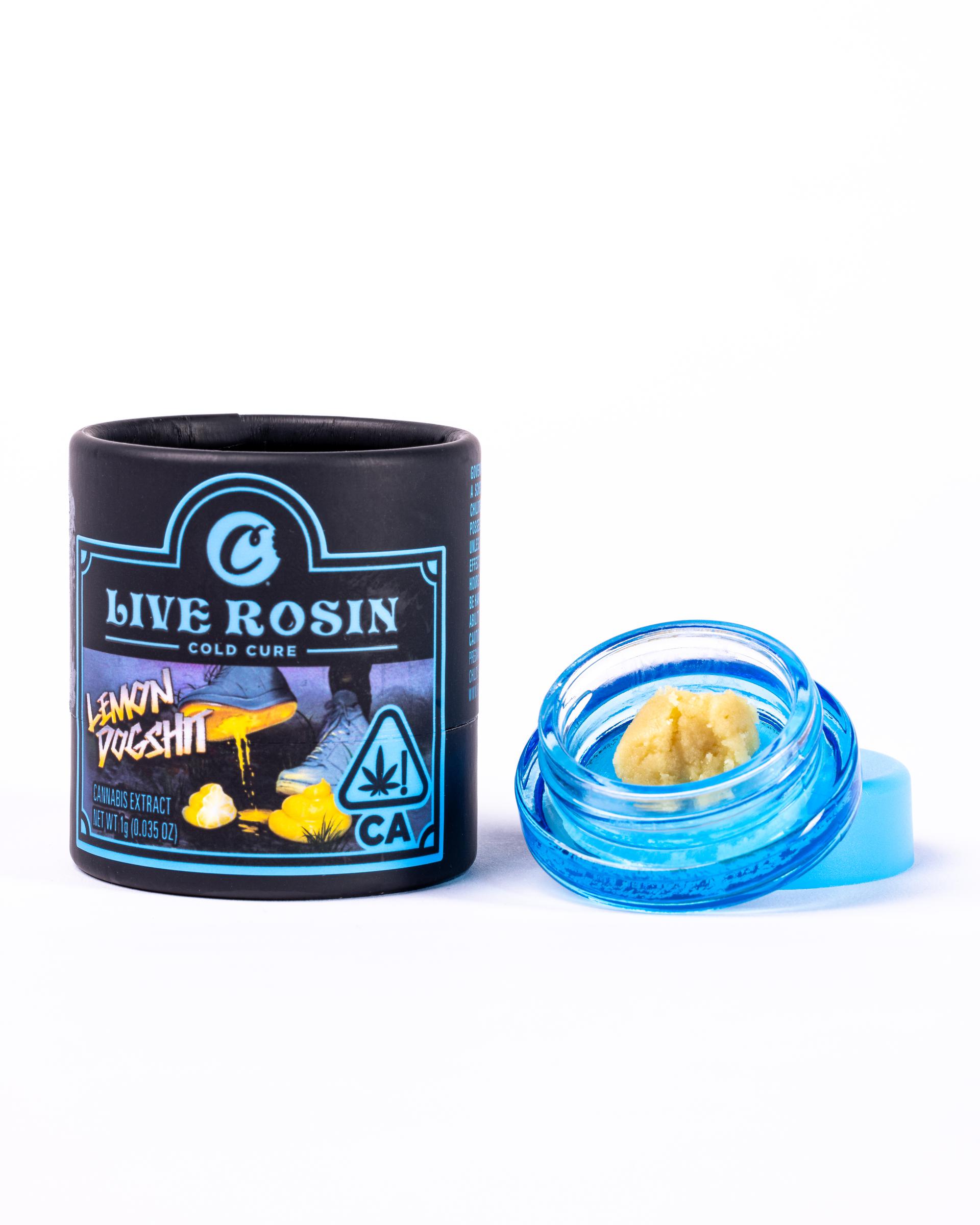 Photograph of product: Cookies - Lemon Dog Shit - Live Rosin - Cold Cure