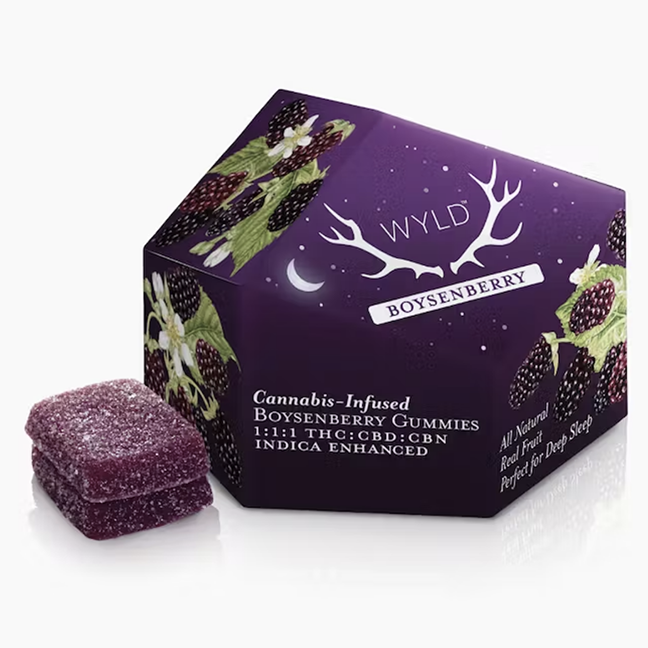 Photograph of product: Boysenberry 1:1:1 Sleep Gummies