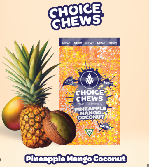 Photograph of Product: Choice - Pineapple Mango Coconut 200mg