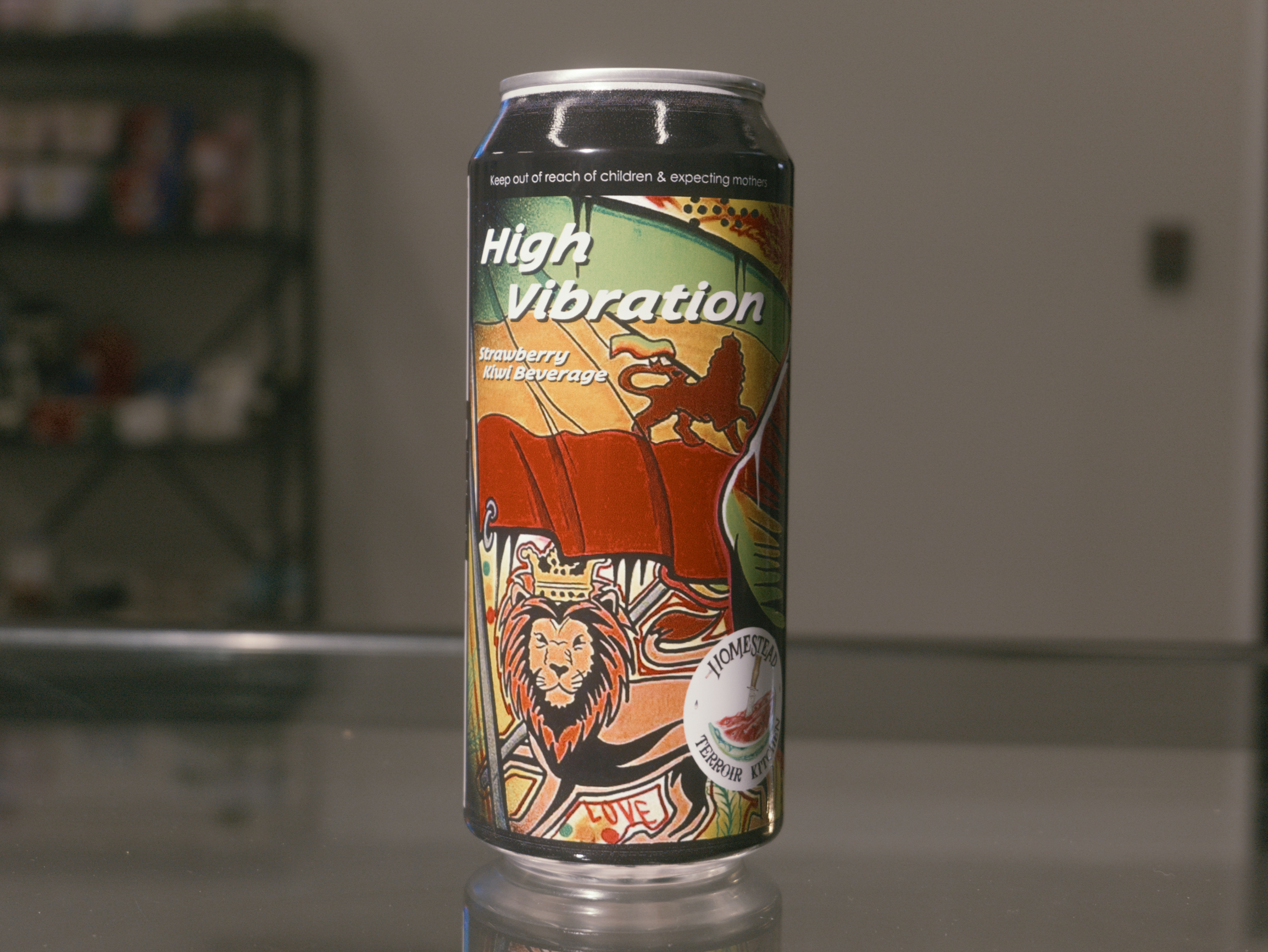 Photograph of product: Homestead Brewery 10mg - HIGH VIBRATION - 16oz can