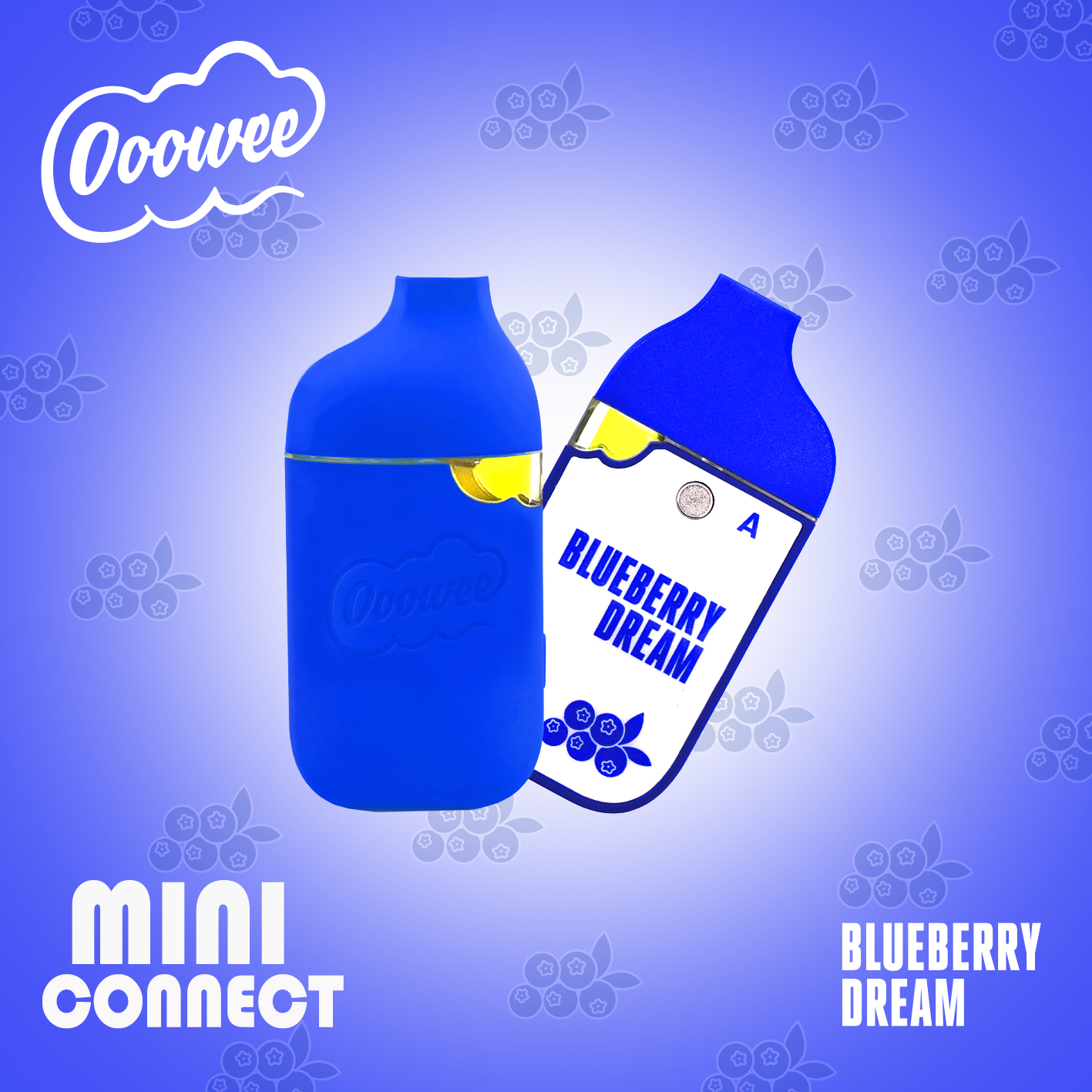 Photograph of product: Blueberry Dream Mini Disposable Vape Side A | 1g