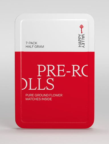 Photograph of product: Happy Valley | Super Lemon Haze 2.0 | .5g Pre Roll 7 Pack