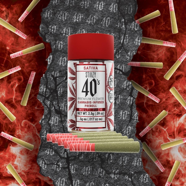 Photograph of product: 5PK- 0.5G- STRAWBERRY COUGH- 40'S- INFUSED