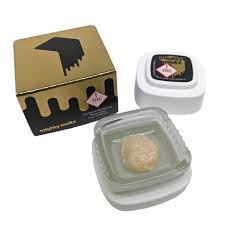 Photograph of product: Mighty Melts | Sour Diesel | Live Rosin Mixed Micron | 1g
