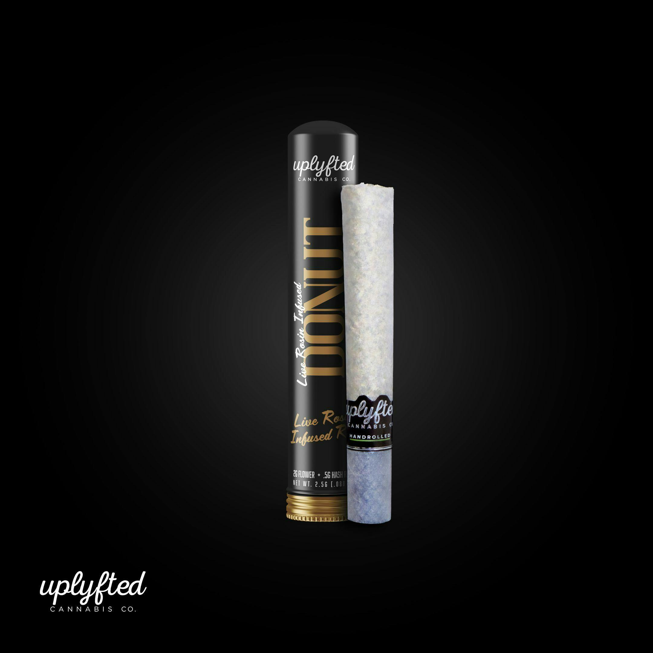 Photograph of product: AU Uplyfted: Grape Gas x Banaconda Live Rosin Donut