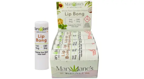 Photograph of product: Mary Janes Medicinals - Lip Bong Chapstick .15oz