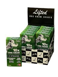 Photograph of product: LIFTED - PREROLL - 10PK - HYBRID - GORILLA PIE & FROSTADE